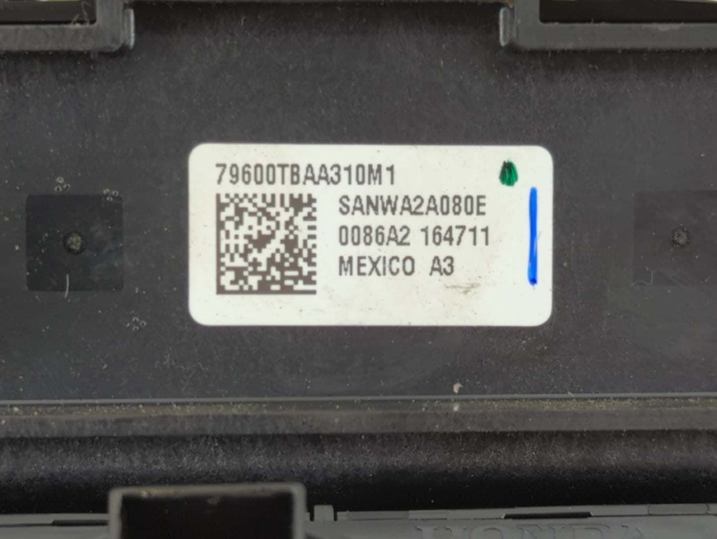 2016-2021 Honda Civic Climate Control Module Temperature AC/Heater Replacement P/N:79600TBAA310M1 Fits OEM Used Auto Parts -