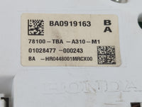 2016-2018 Honda Civic Instrument Cluster Speedometer Gauges P/N:78100-TBA-A310-M1 Fits Fits 2016 2017 2018 OEM Used Auto Par