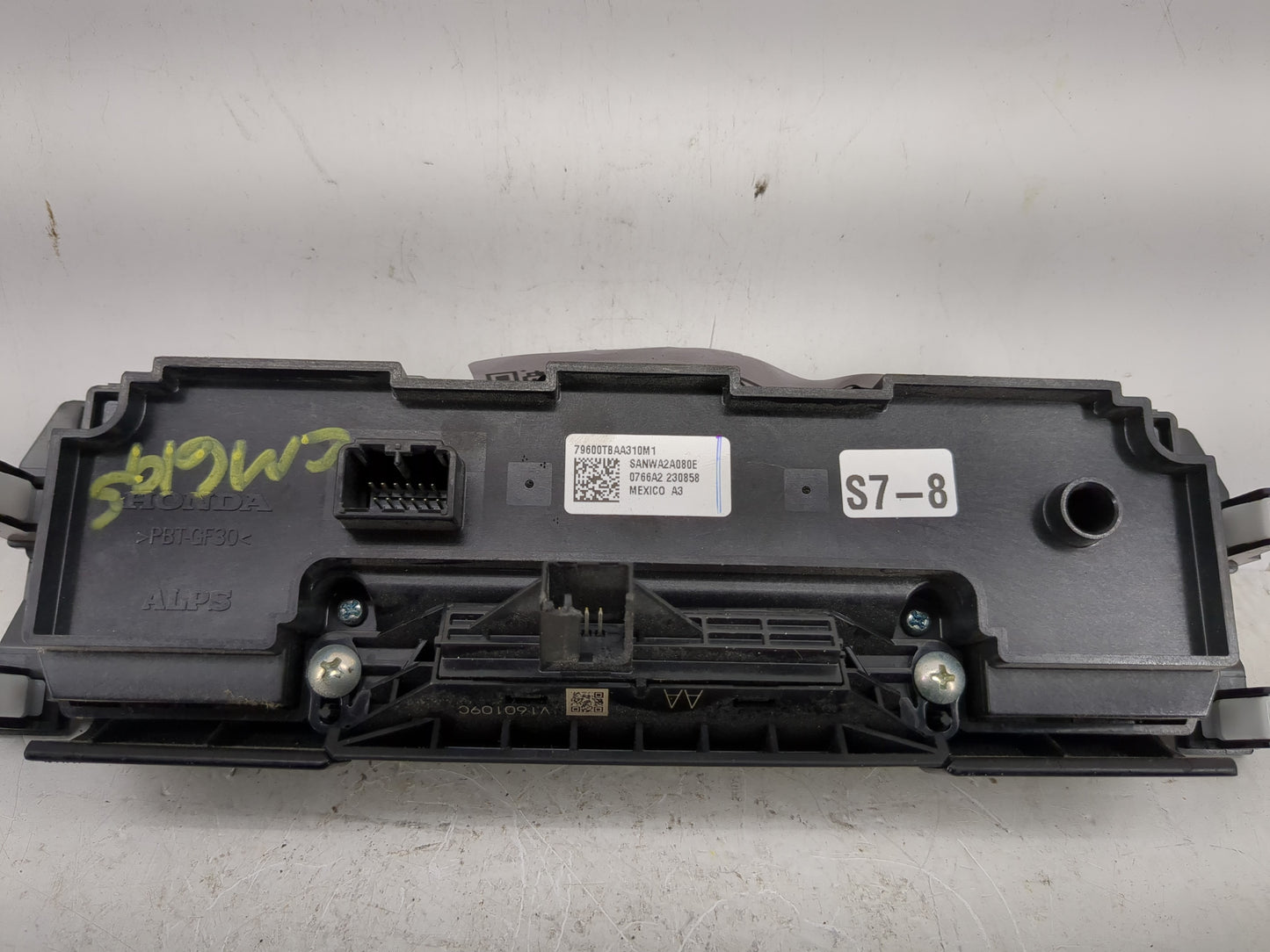 2016-2021 Honda Civic Climate Control Module Temperature AC/Heater Replacement P/N:79600TBAA310M1 Fits OEM Used Auto Parts -