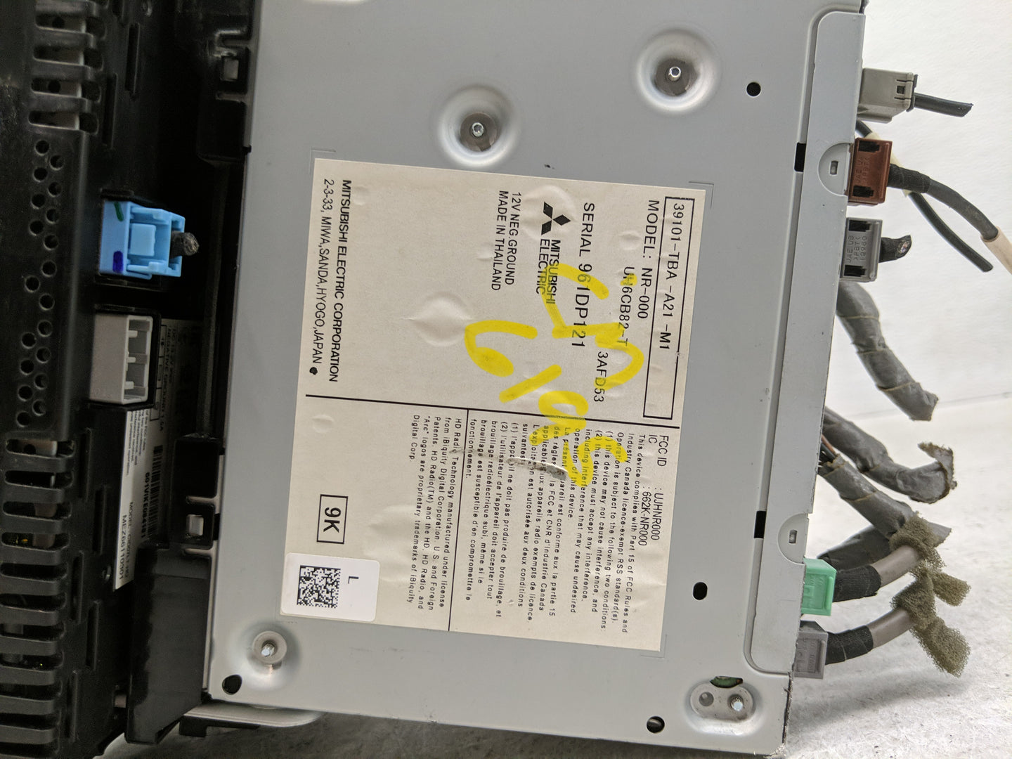 2016 Honda Civic Radio AM FM Cd Player Receiver Replacement P/N:39101-TBA-A21-M1 Fits OEM Used Auto Parts - Oemusedautoparts