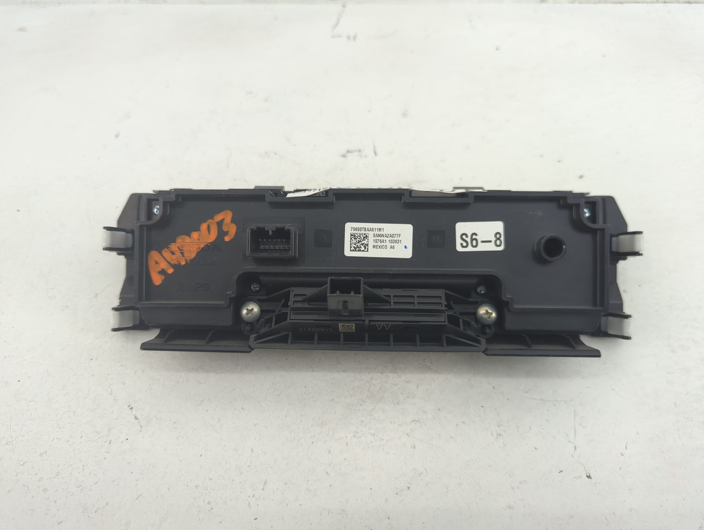 2016-2018 Honda Civic Climate Control Module Temperature AC/Heater Replacement P/N:79600TBAA611M1 Fits Fits 2016 2017 2018 O