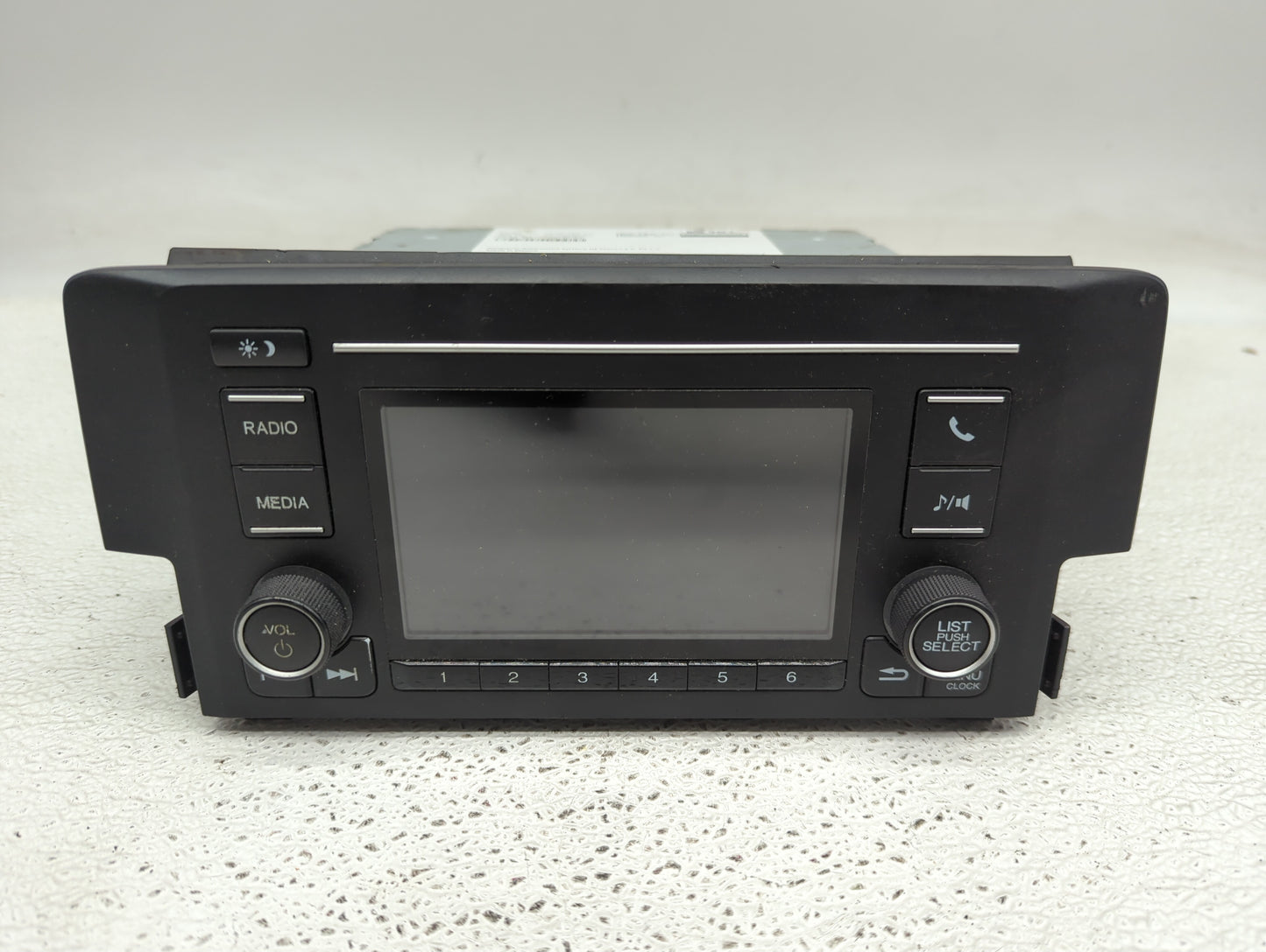 2016-2017 Honda Civic Radio AM FM Cd Player Receiver Replacement P/N:39100-TBA-A11 Fits Fits 2016 2017 OEM Used Auto Parts -