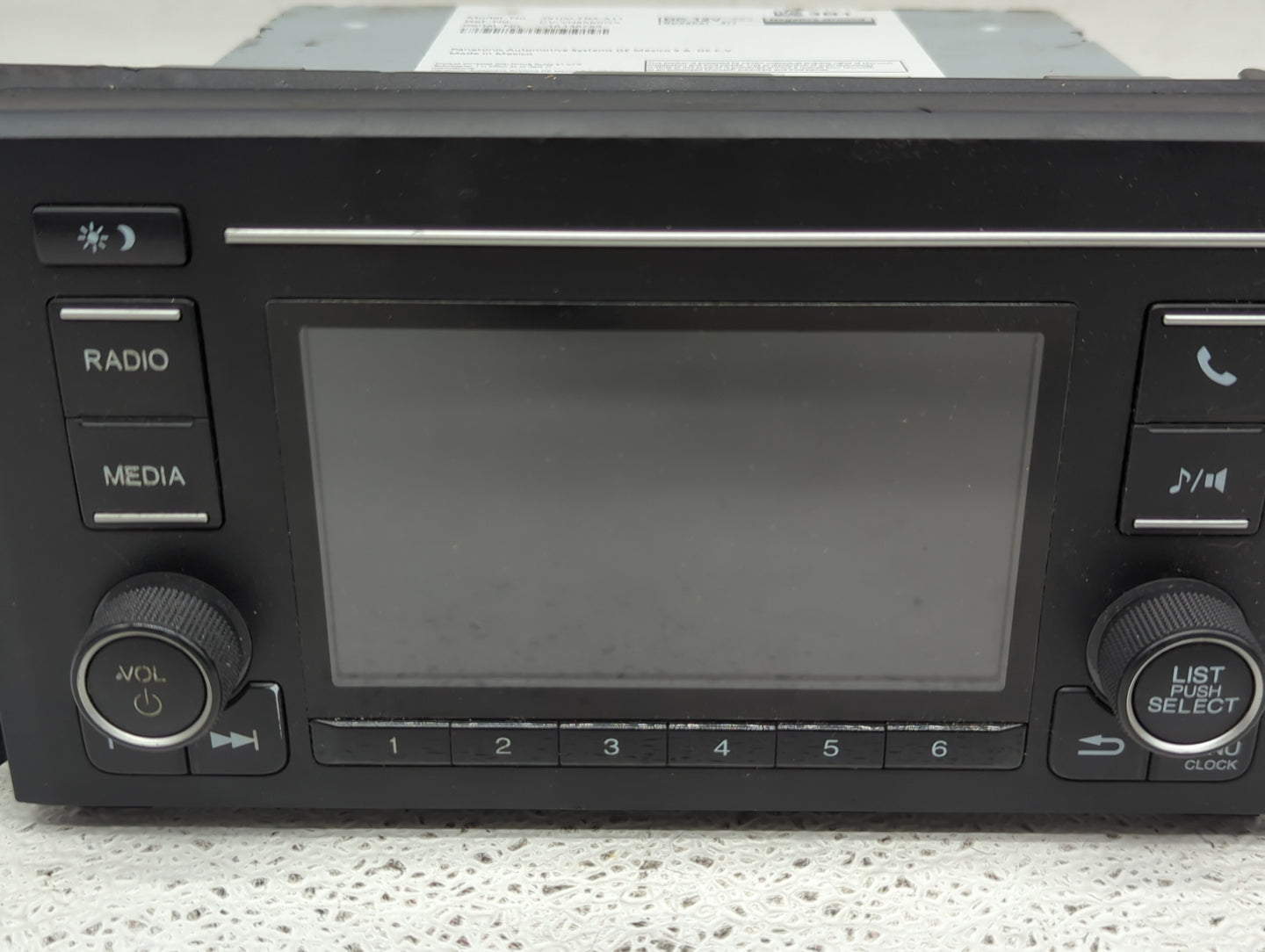 2016-2017 Honda Civic Radio AM FM Cd Player Receiver Replacement P/N:39100-TBA-A11 Fits Fits 2016 2017 OEM Used Auto Parts -