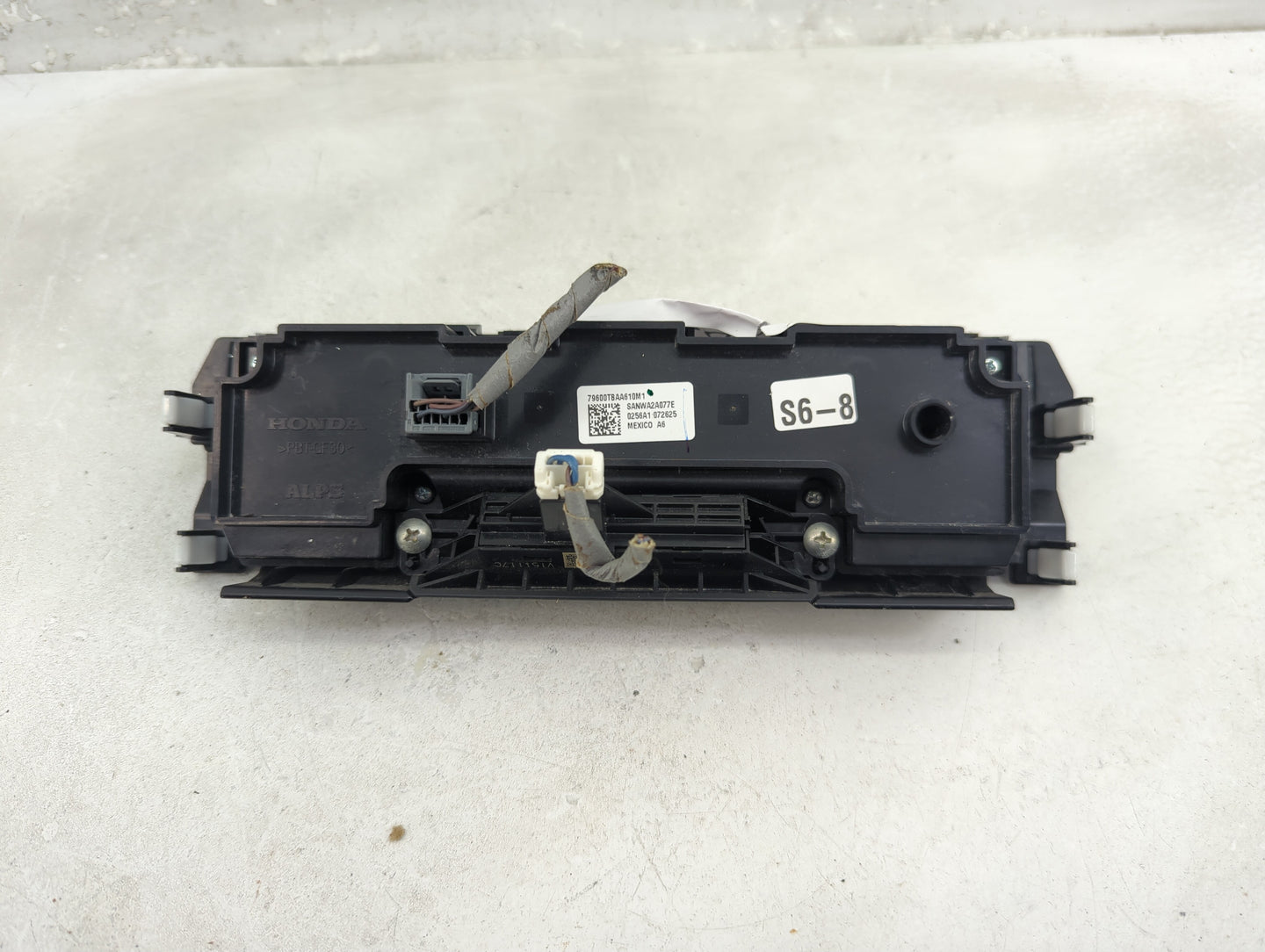 2016-2021 Honda Civic Climate Control Module Temperature AC/Heater Replacement P/N:79600TBAA610M1 Fits OEM Used Auto Parts -
