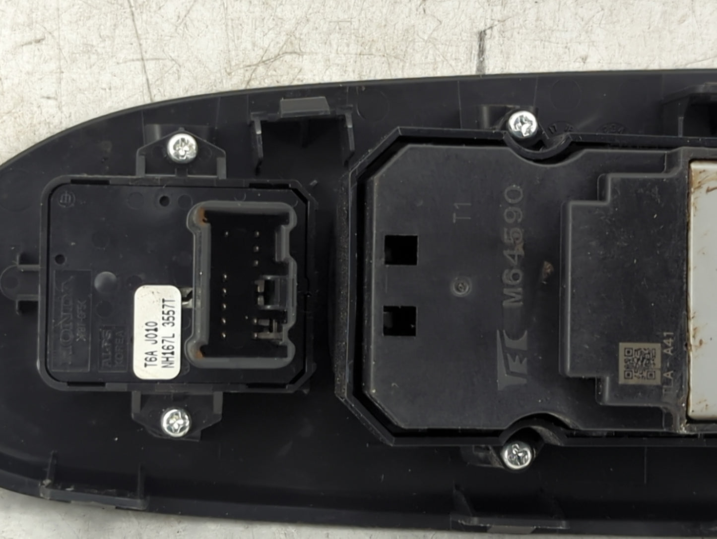 2016-2021 Honda Civic Master Power Window Switch Replacement Driver Side Left P/N:M64590 Fits Fits 2016 2017 2018 2019 2020 