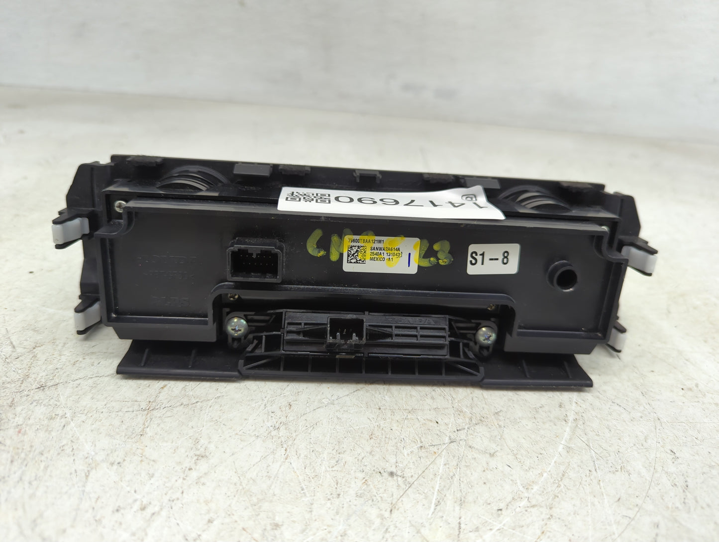 2016-2021 Honda Civic Climate Control Module Temperature AC/Heater Replacement P/N:79600TBAA121M1 Fits OEM Used Auto Parts -