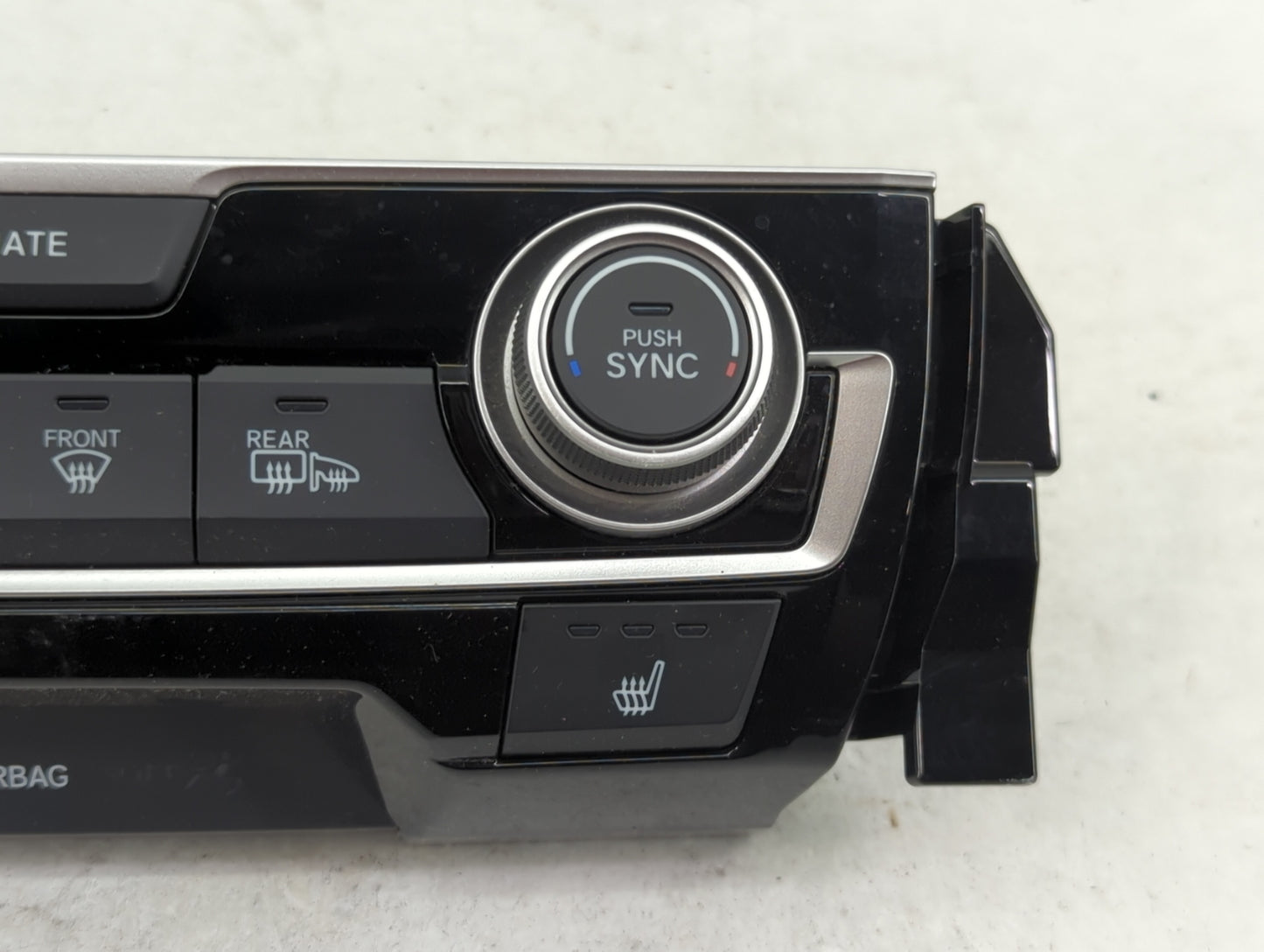 2016-2018 Honda Civic Climate Control Module Temperature AC/Heater Replacement P/N:79600TBAA610M1 SANWA2A077E Fits OEM Used 