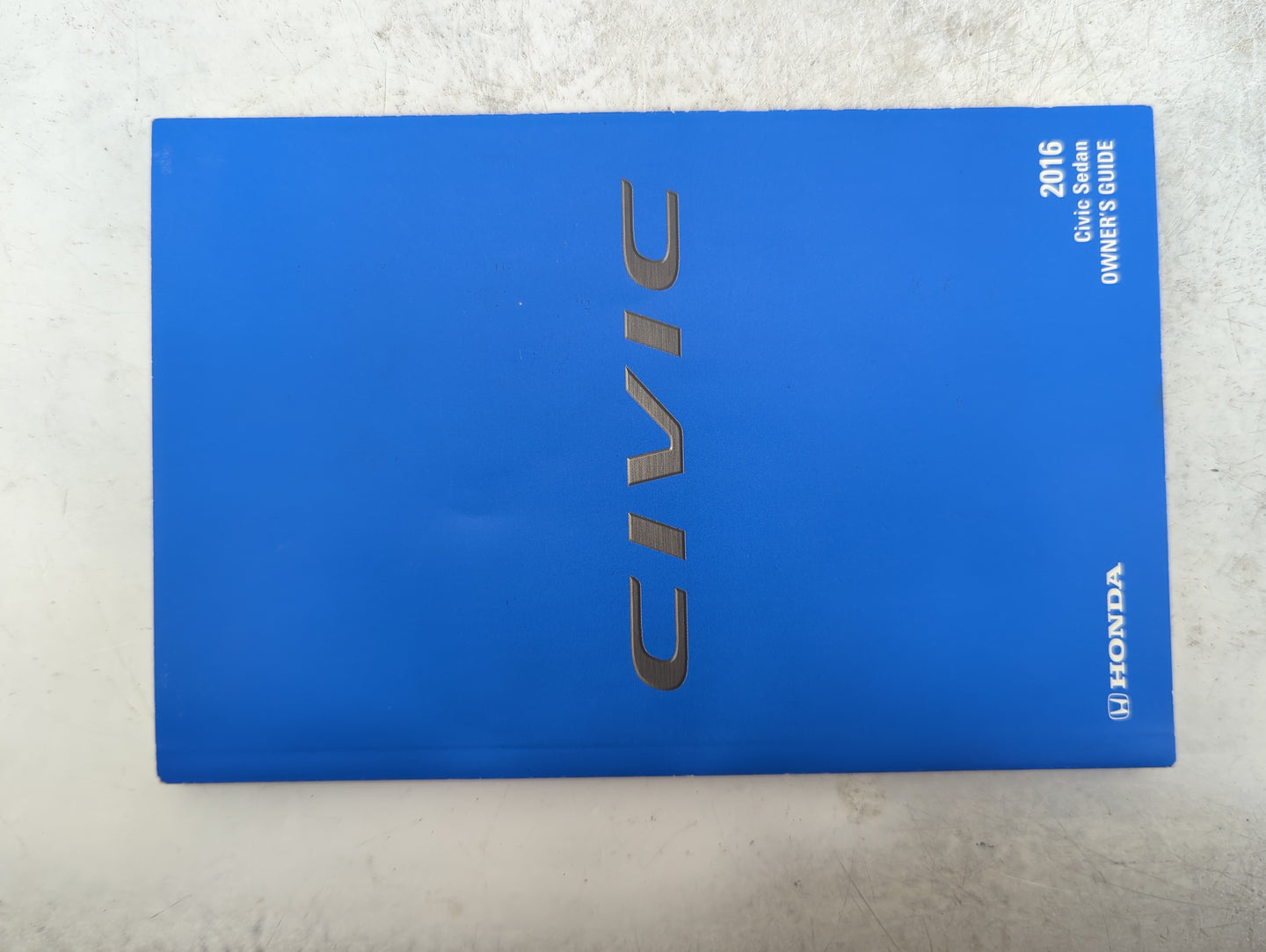 2016 Honda Civic Owners Manual Book Guide P/N:00X31-TBA-G000 A0G02171, 31TBAG00 OEM Used Auto Parts - Oemusedautoparts1.com