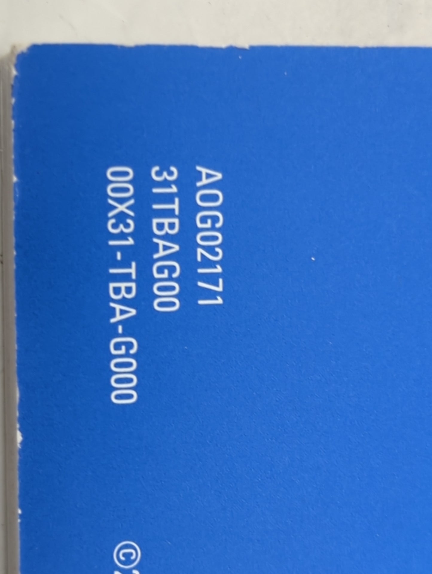 2016 Honda Civic Owners Manual Book Guide P/N:00X31-TBA-G000 A0G02171, 31TBAG00 OEM Used Auto Parts - Oemusedautoparts1.com