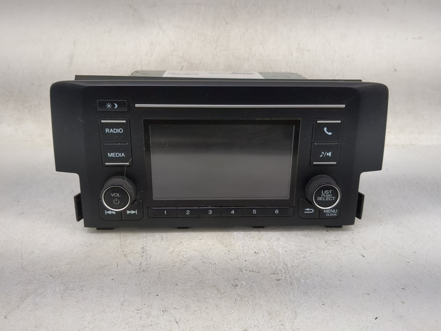 2016-2017 Honda Civic Radio AM FM Cd Player Receiver Replacement P/N:39100-TBG-A11 CV-VH55E3GX Fits Fits 2016 2017 OEM Used 