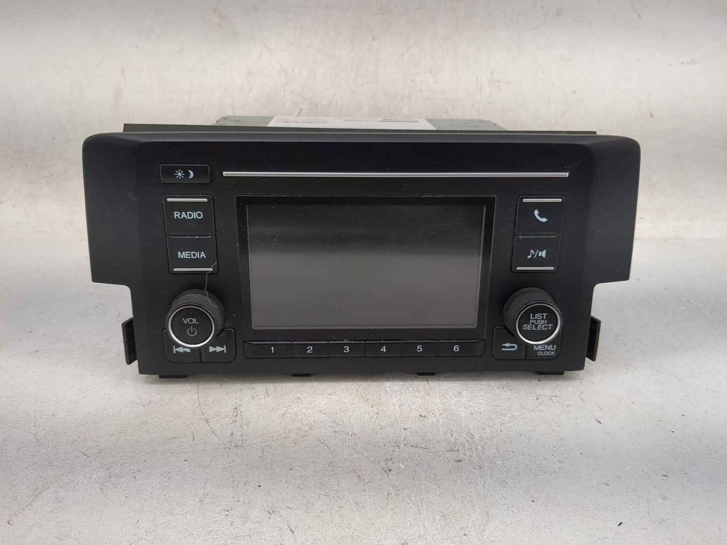2016-2017 Honda Civic Radio AM FM Cd Player Receiver Replacement P/N:39100-TBG-A11 CV-VH55E3GX Fits Fits 2016 2017 OEM Used 