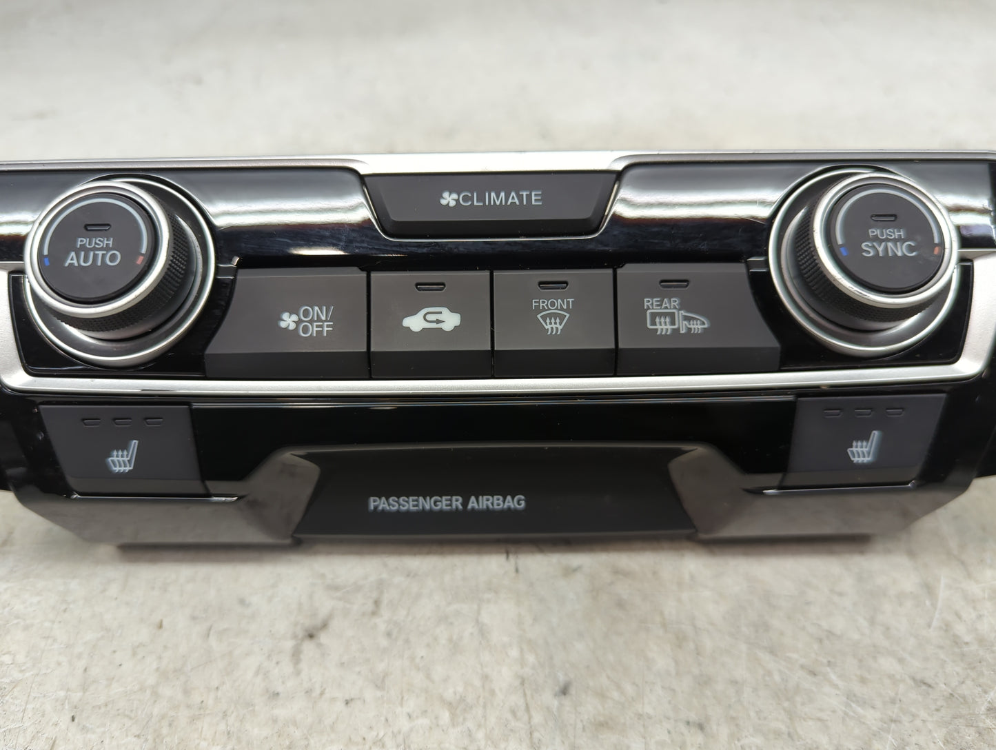 2016-2018 Honda Civic Climate Control Module Temperature AC/Heater Replacement P/N:79600TBAA610M1 SANWA2A077E Fits OEM Used 