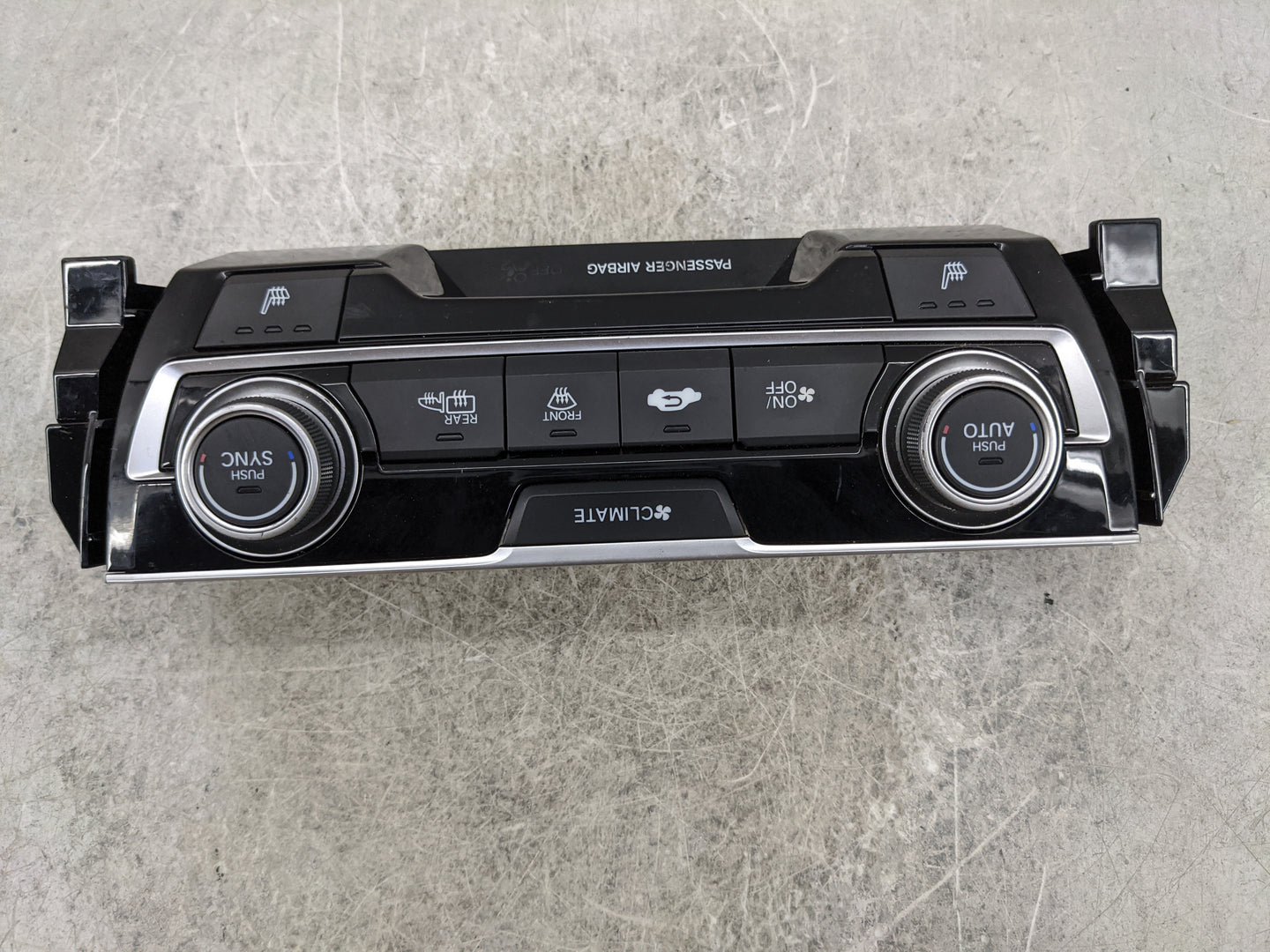 2016-2021 Honda Civic Climate Control Module Temperature AC/Heater Replacement P/N:79600TBAA611M1 SANWA2A077F Fits OEM Used 