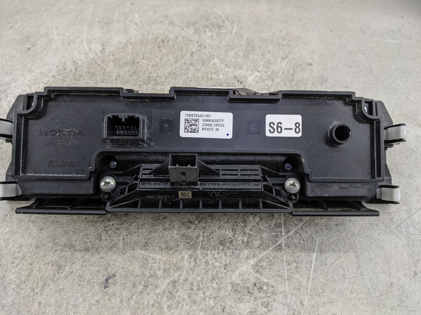 2016-2021 Honda Civic Climate Control Module Temperature AC/Heater Replacement P/N:79600TBAA611M1 SANWA2A077F Fits OEM Used 