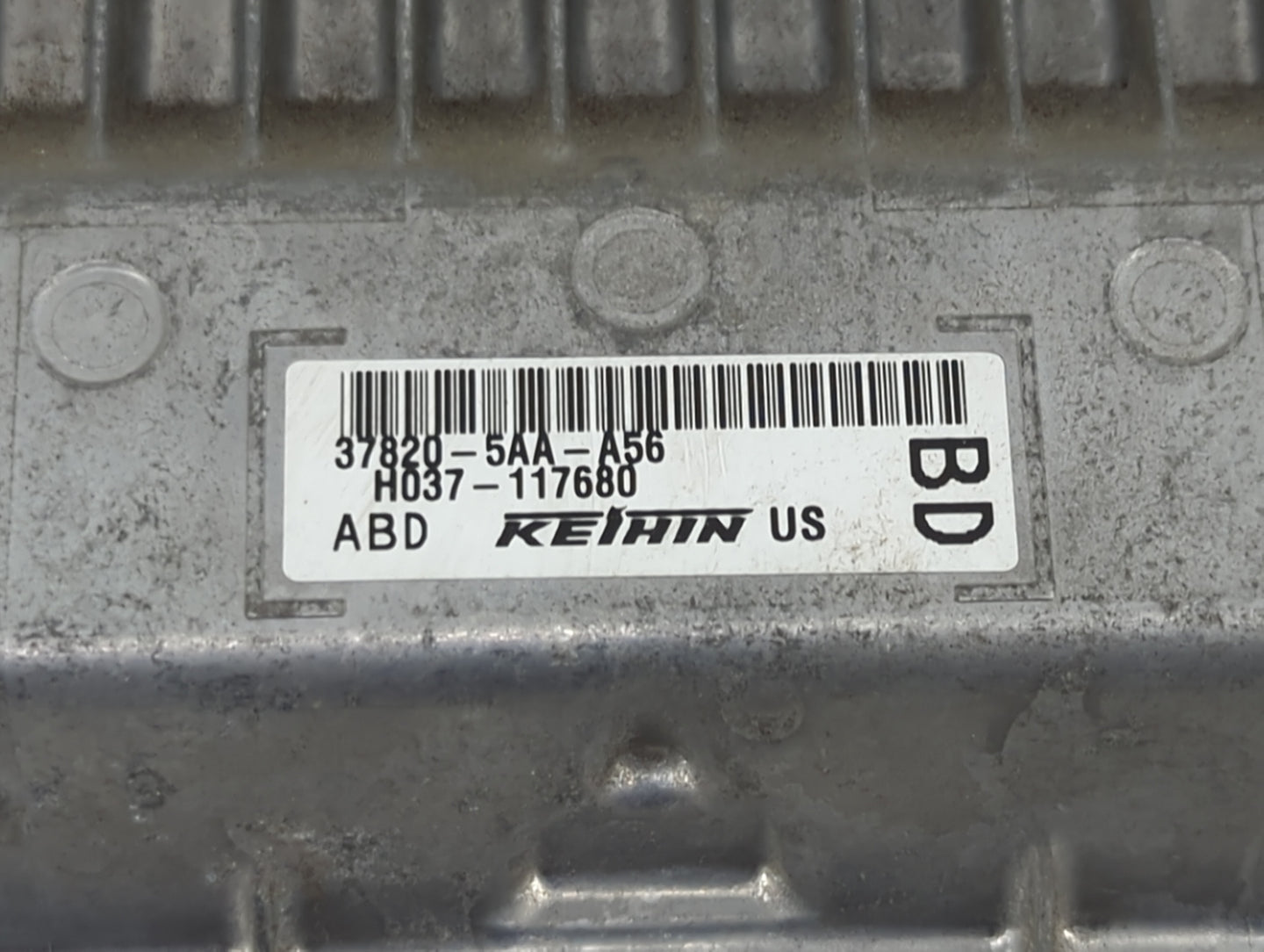 2016-2017 Honda Civic PCM Engine Control Computer ECU ECM PCU OEM P/N:37820-5AA-A56 H037-117680 Fits Fits 2016 2017 OEM Used