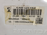 2016-2018 Honda Civic Instrument Cluster Speedometer Gauges P/N:78100-TBC-A110-M1 CA0105162 Miles: Fits Fits 2016 2017 2018 