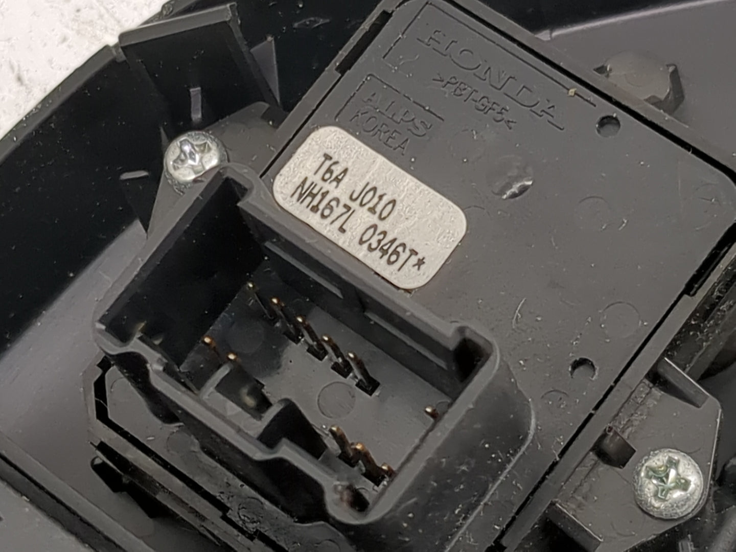 2016-2021 Honda Civic Master Power Window Switch Replacement Driver Side Left P/N:T6A J010 Fits Fits 2016 2017 2018 2019 202