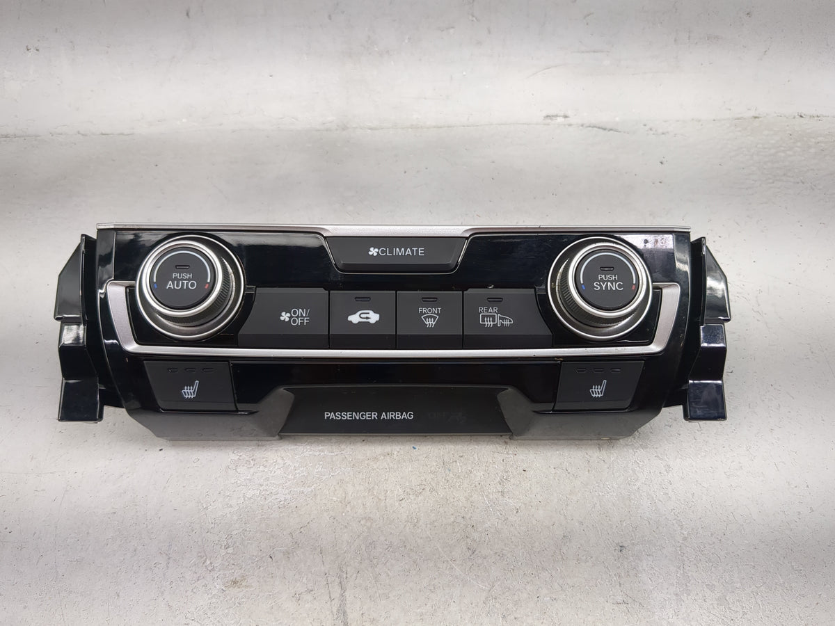 2016-2018 Honda Civic Climate Control Module Temperature AC/Heater Replacement P/N:79600TBAA611M1 SANWA2A077F Fits OEM Used 