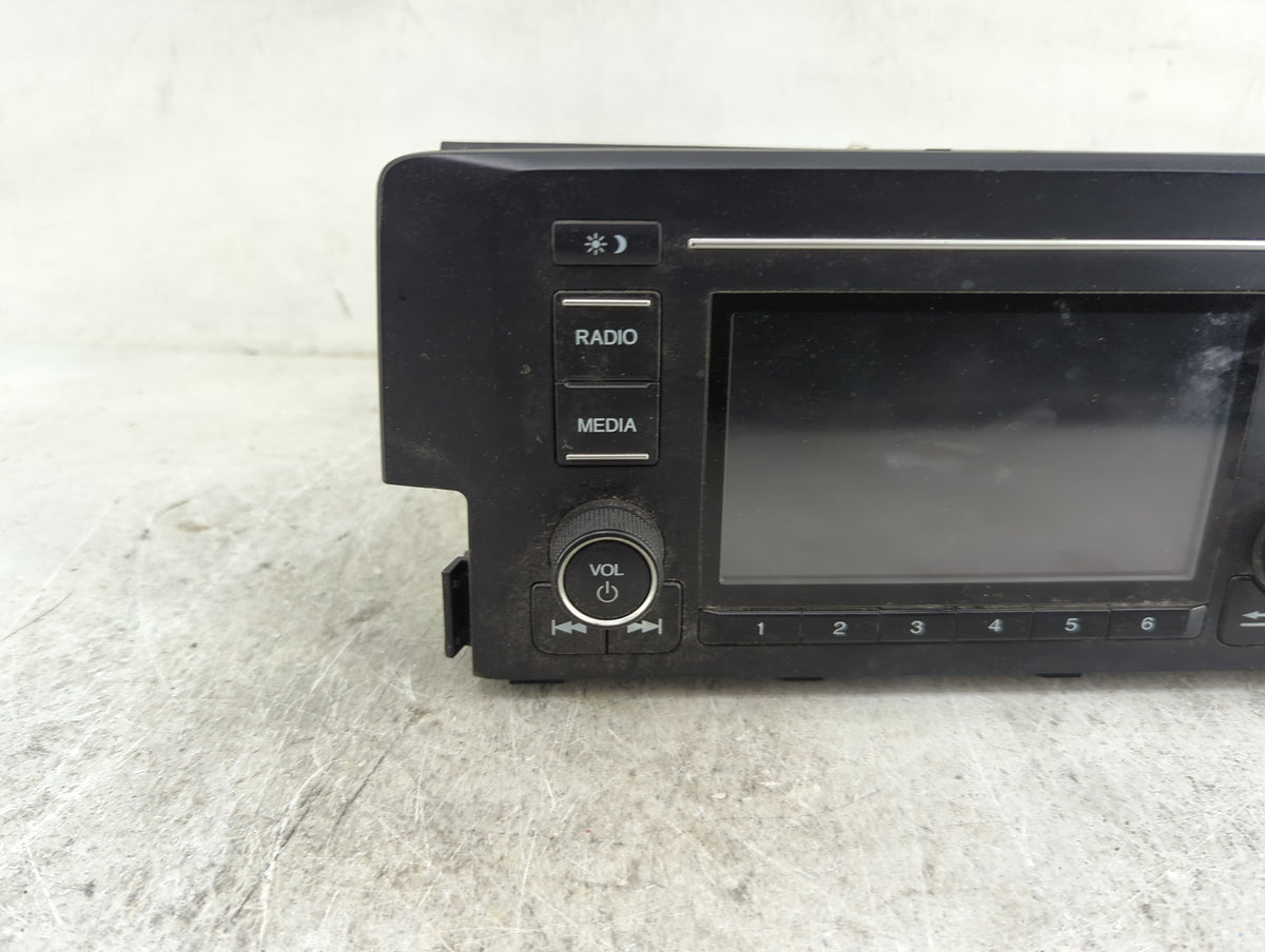 2016-2017 Honda Civic Radio AM FM Cd Player Receiver Replacement P/N:1761B-160105-0198 Fits Fits 2016 2017 OEM Used Auto Par