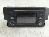 2016-2017 Honda Civic Radio AM FM Cd Player Receiver Replacement P/N:1761B-160105-0198 Fits Fits 2016 2017 OEM Used Auto Par