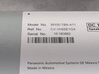 2016-2017 Honda Civic Radio AM FM Cd Player Receiver Replacement P/N:39100-TBA-A11 CV-VH55E1GX Fits Fits 2016 2017 OEM Used 