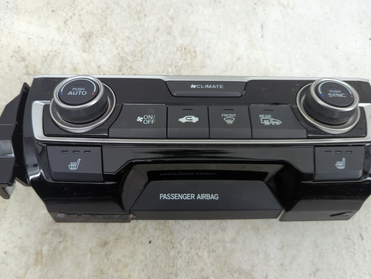 2016-2018 Honda Civic Climate Control Module Temperature AC/Heater Replacement P/N:79600TBAA610M1 SANWA2A077E Fits OEM Used 