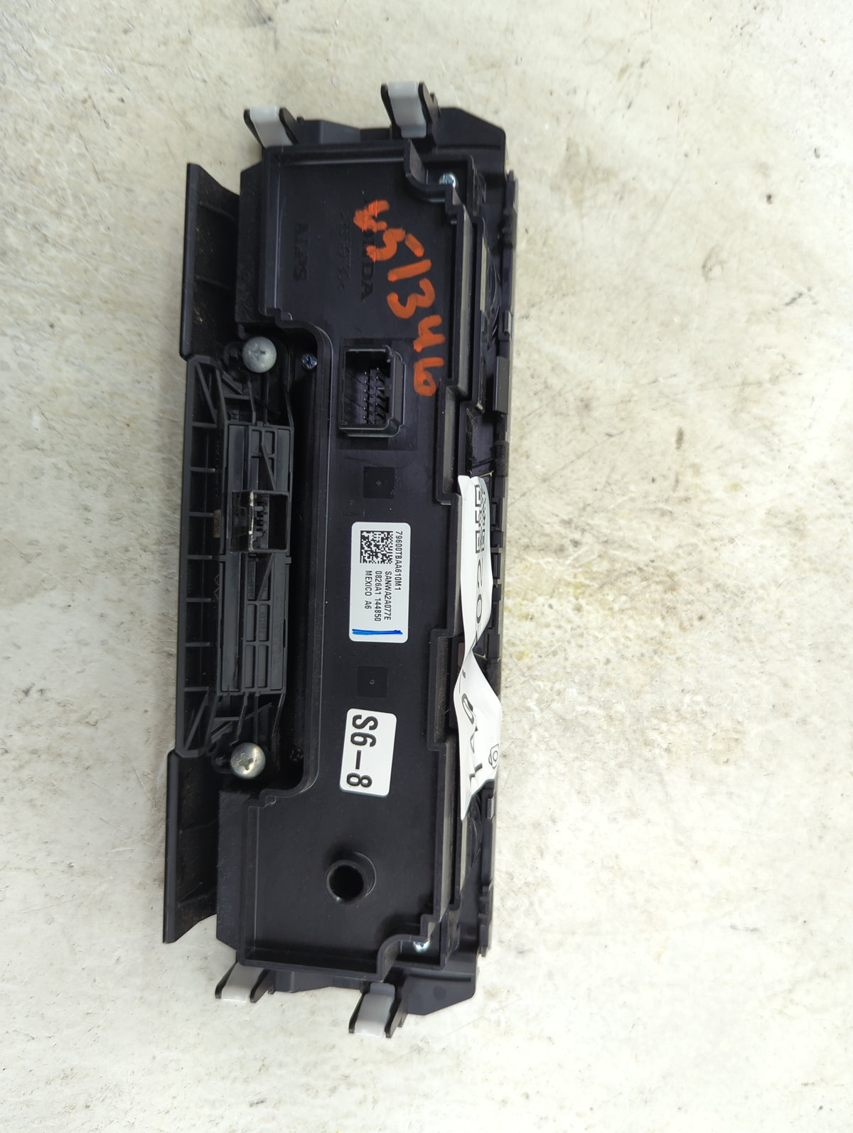 2016-2018 Honda Civic Climate Control Module Temperature AC/Heater Replacement P/N:79600TBAA610M1 SANWA2A077E Fits OEM Used 