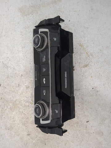 2016 Honda Civic Climate Control Module Temperature AC/Heater Replacement Fits OEM Used Auto Parts - Oemusedautoparts1.com