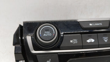 2016-2018 Honda Civic Climate Control Module Temperature AC/Heater Replacement P/N:79600TGGA610M1 79600-TBA-C410-M1 Fits OEM Used Auto Parts