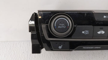 2016-2018 Honda Civic Climate Control Module Temperature AC/Heater Replacement P/N:79600TGGA610M1 79600-TBA-C410-M1 Fits OEM Used Auto Parts