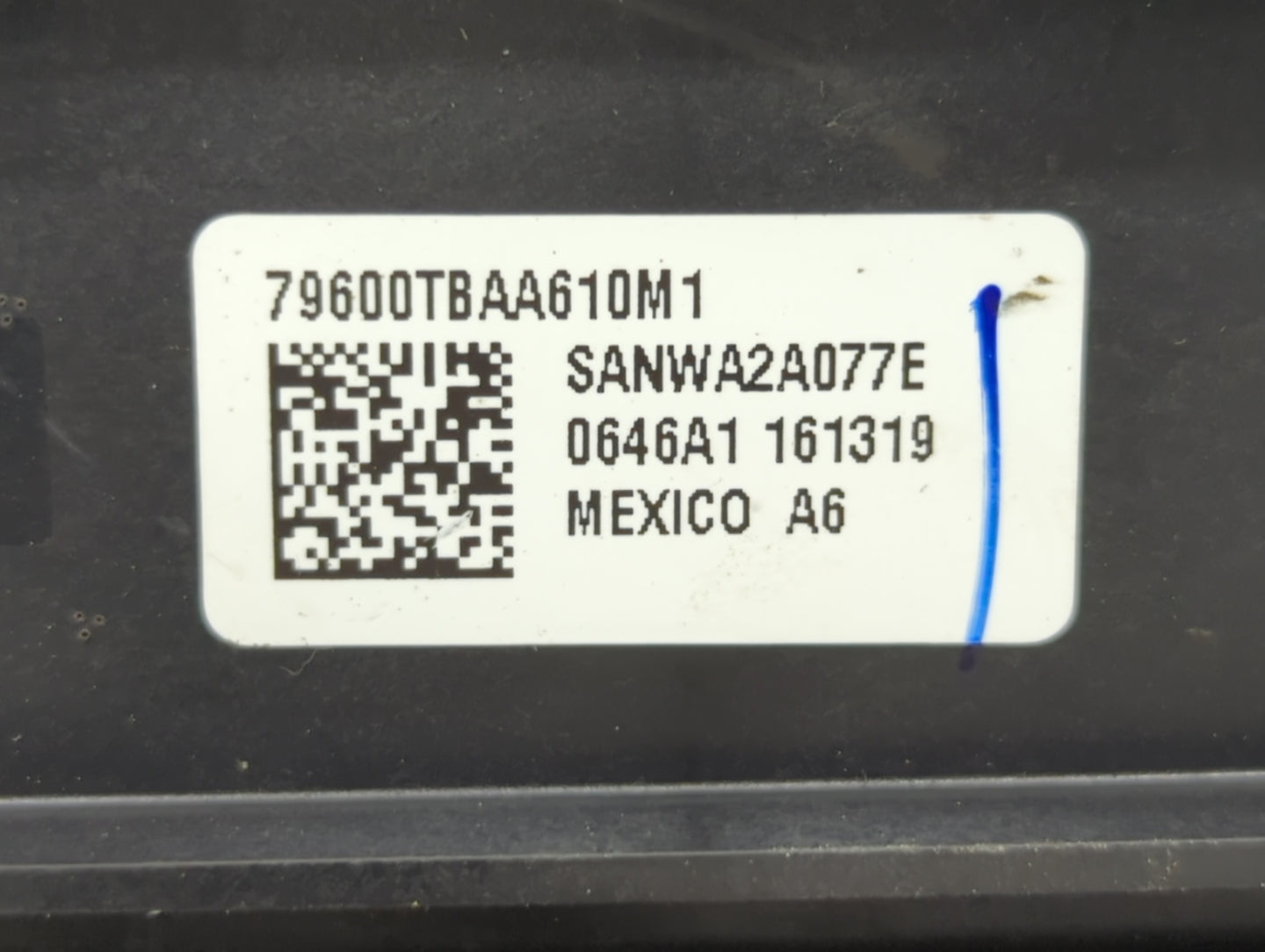 2016-2018 Honda Civic Climate Control Module Temperature AC/Heater Replacement P/N:79600-TBA-C410-M1 79600-TBA-A611-M1 Fits 