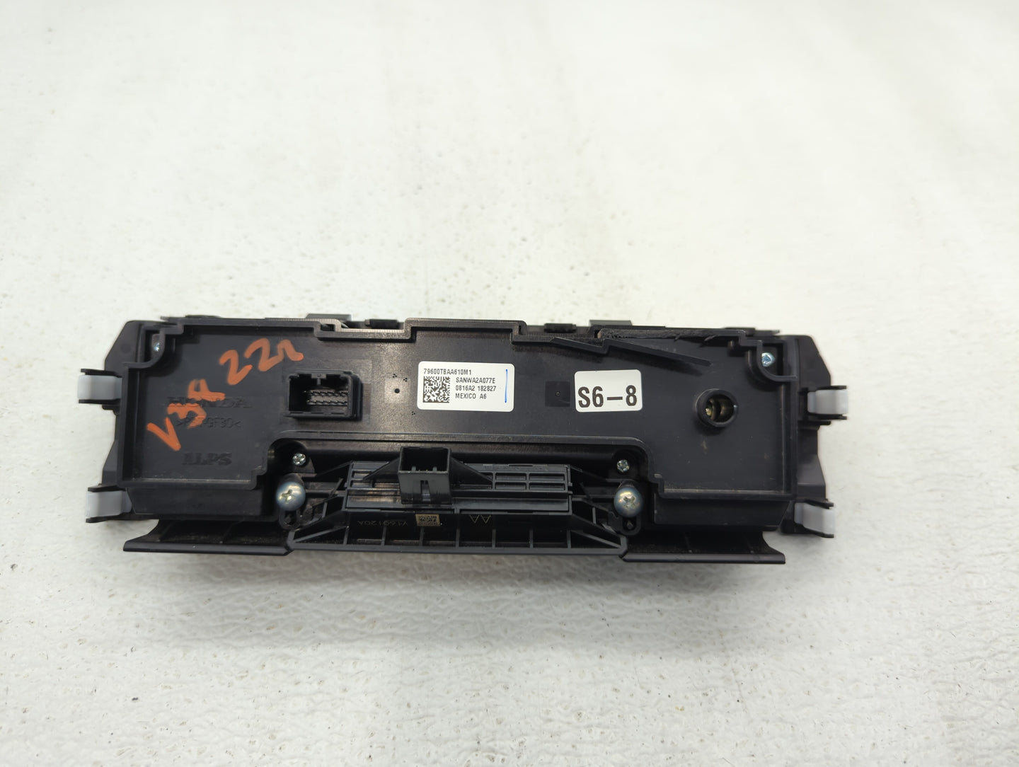 2016-2018 Honda Civic Climate Control Module Temperature AC/Heater Replacement P/N:79600-TBA-C410-M1 79600-TBA-A611-M1 Fits 