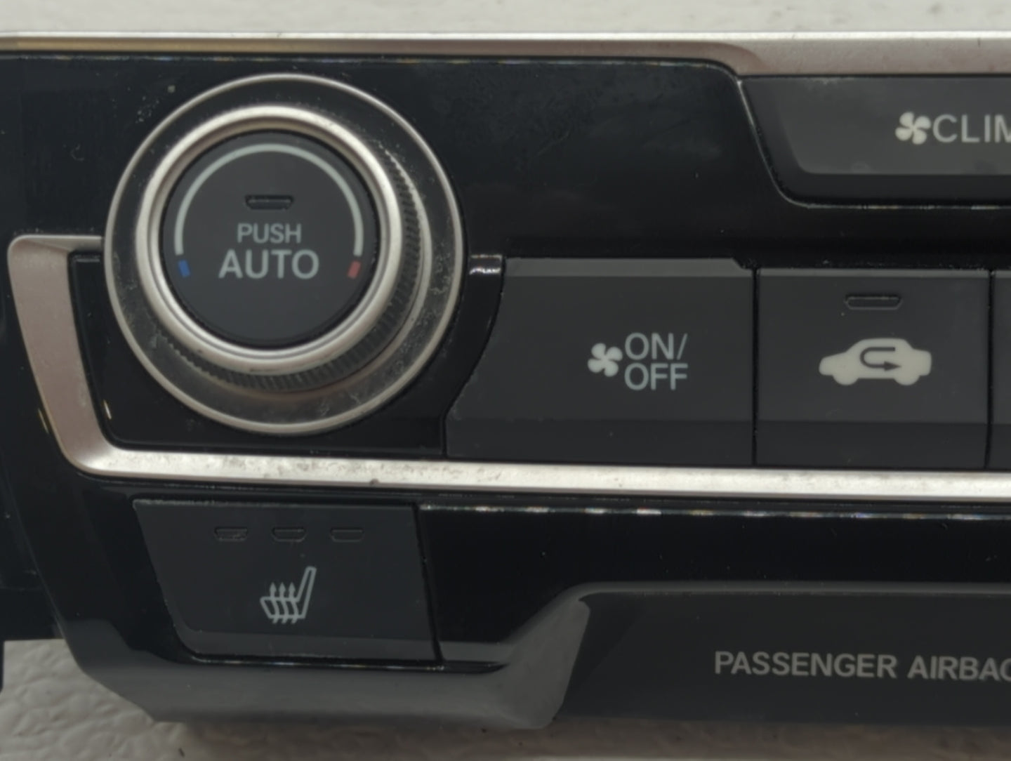 2016-2018 Honda Civic Climate Control Module Temperature AC/Heater Replacement P/N:79600-TBA-A610-M1 79600-TBA-A611-M1 Fits 