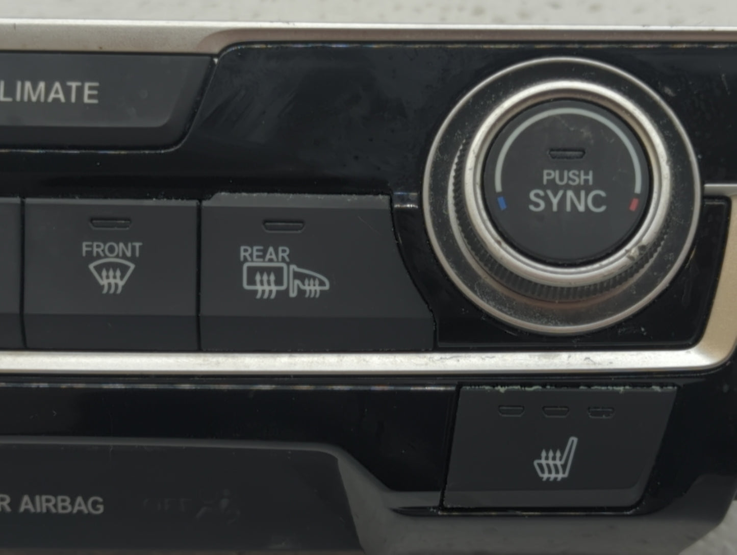 2016-2018 Honda Civic Climate Control Module Temperature AC/Heater Replacement P/N:79600-TBA-A610-M1 79600-TBA-A611-M1 Fits 