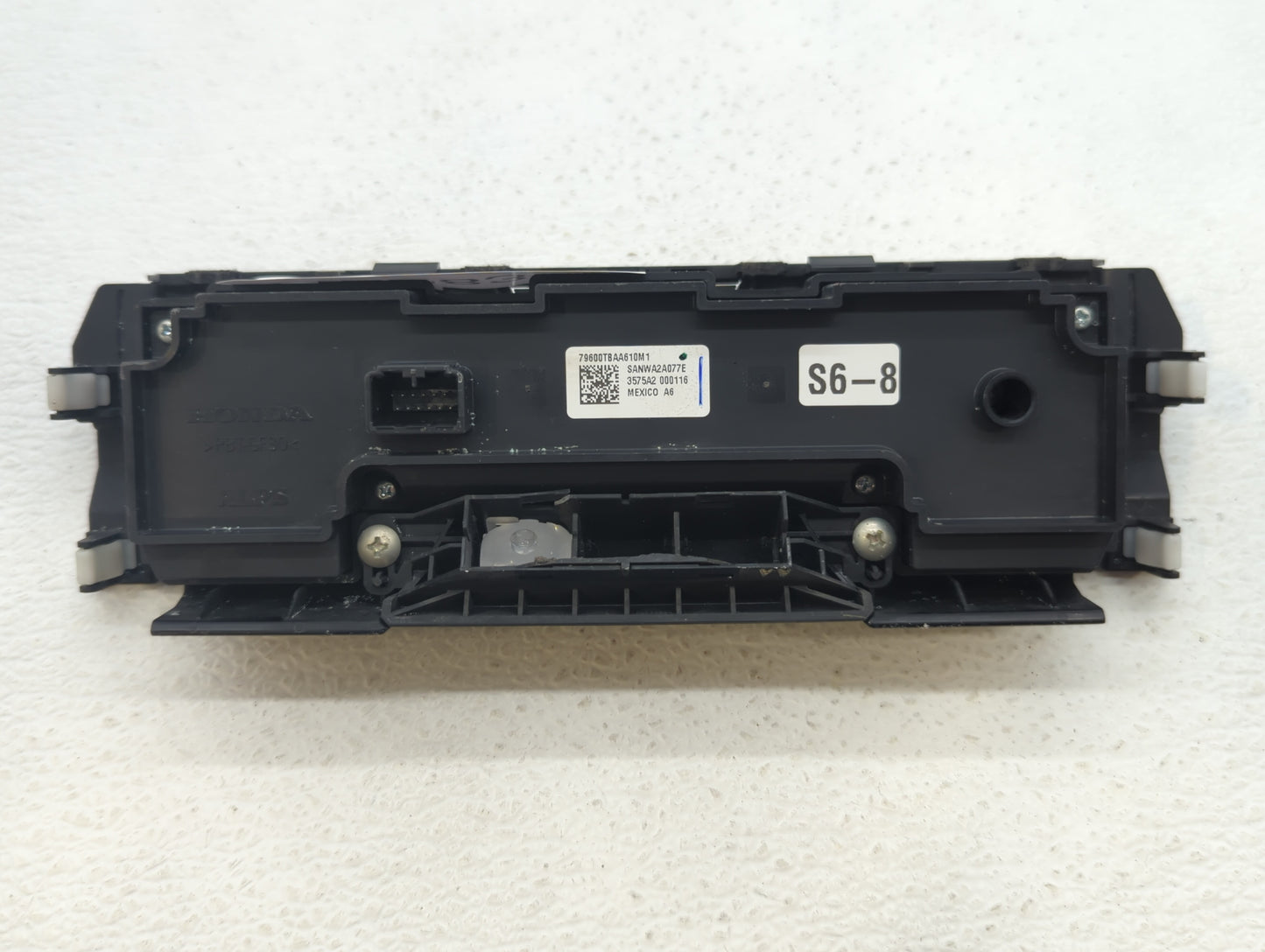2016-2018 Honda Civic Climate Control Module Temperature AC/Heater Replacement P/N:79600-TBA-A610-M1 79600-TBA-A611-M1 Fits 