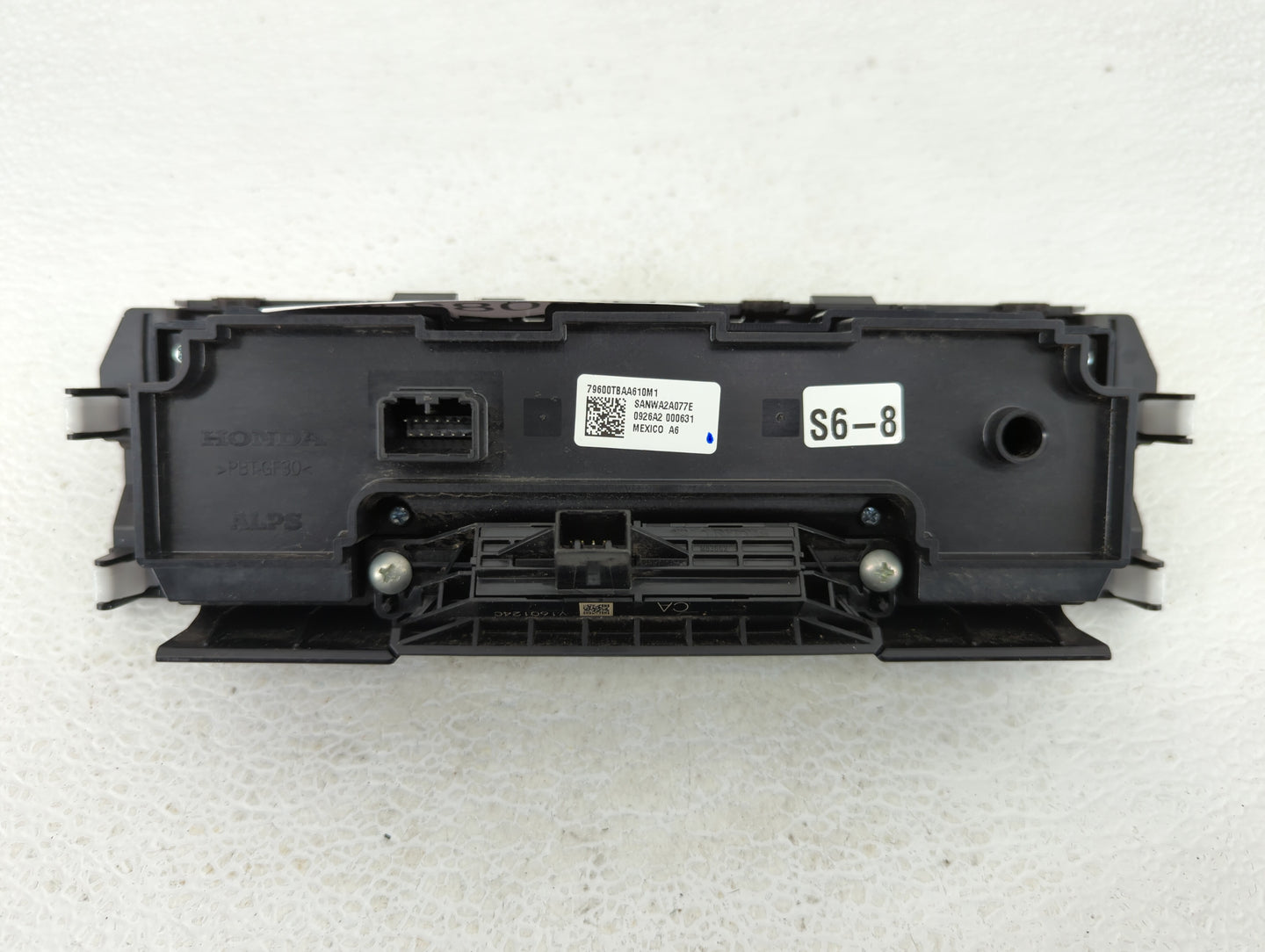 2016-2021 Honda Civic Climate Control Module Temperature AC/Heater Replacement P/N:79600TBAA610M1 79600TBAA121M1 Fits OEM Us