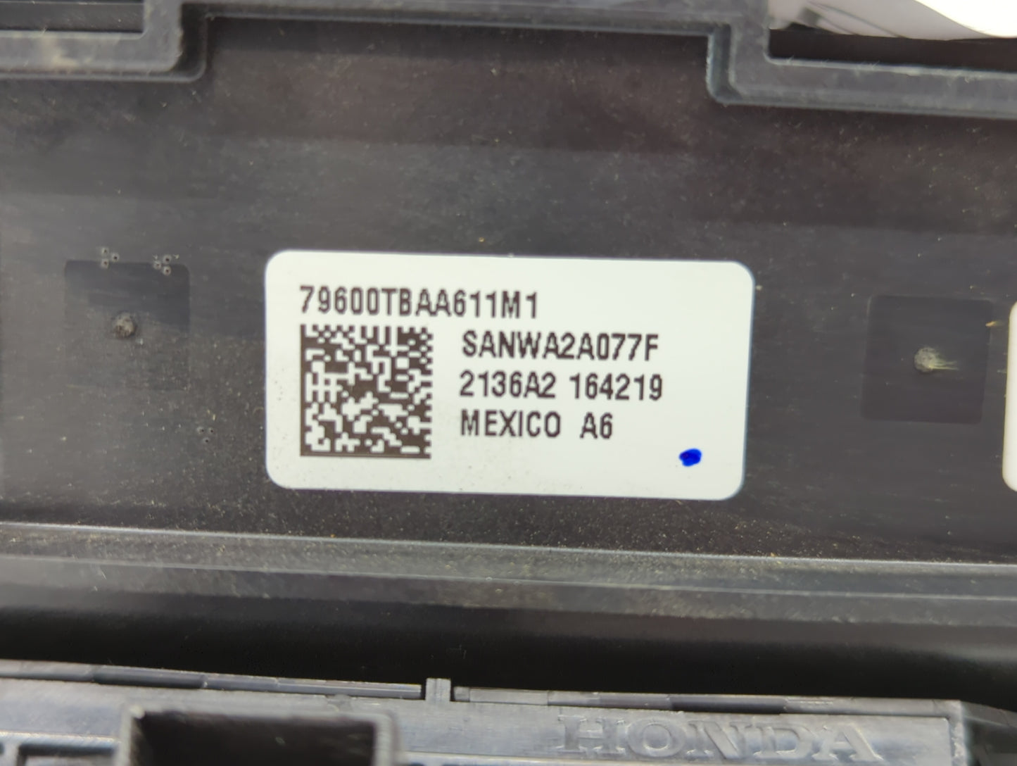 2016-2021 Honda Civic Climate Control Module Temperature AC/Heater Replacement P/N:79600TBAA611M1 Fits OEM Used Auto Parts -
