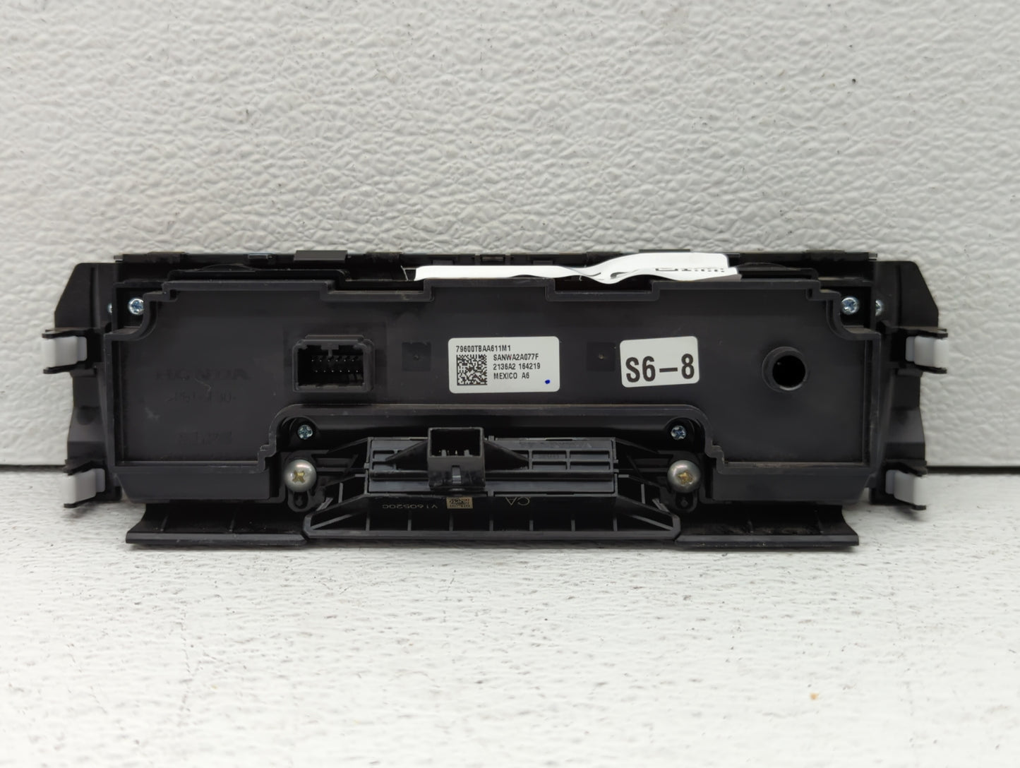 2016-2021 Honda Civic Climate Control Module Temperature AC/Heater Replacement P/N:79600TBAA611M1 Fits OEM Used Auto Parts -