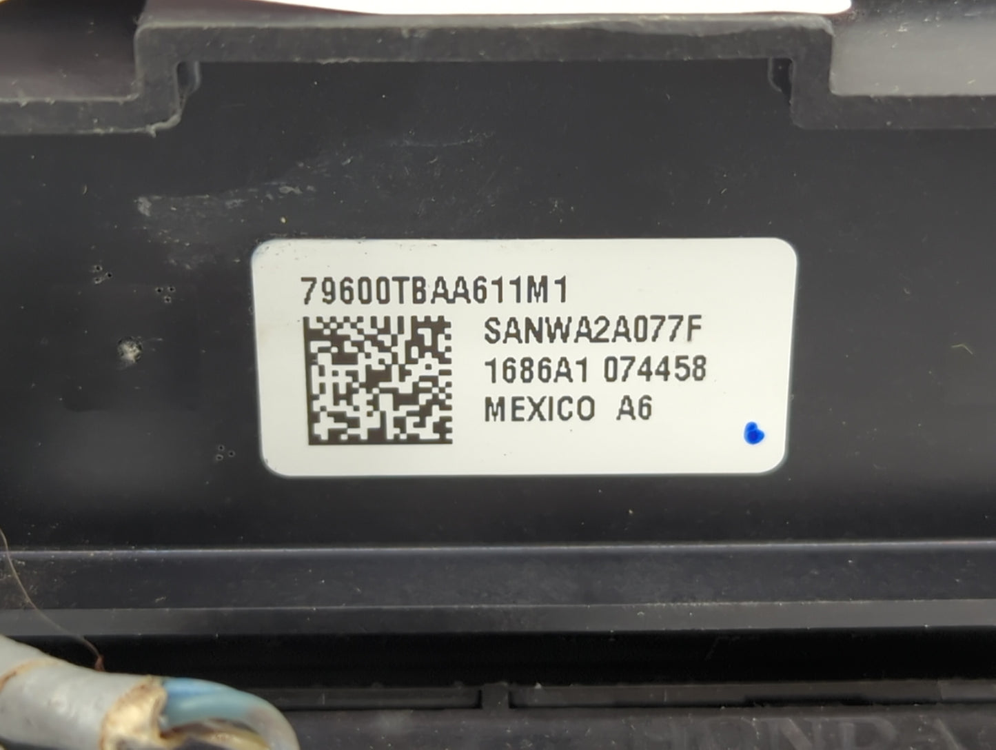 2016-2018 Honda Civic Climate Control Module Temperature AC/Heater Replacement P/N:79600TBAA611M1 Fits Fits 2016 2017 2018 O