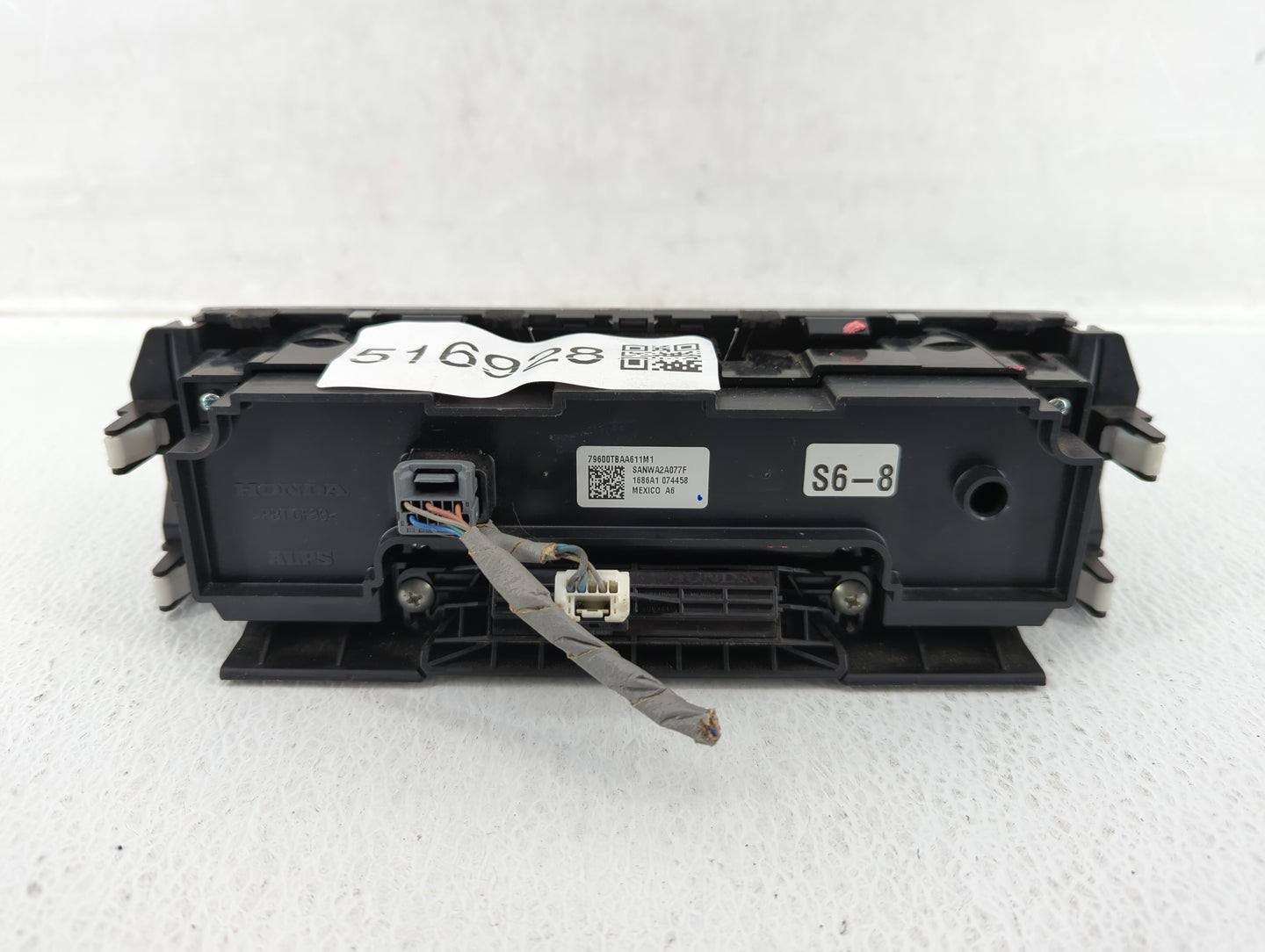 2016-2018 Honda Civic Climate Control Module Temperature AC/Heater Replacement P/N:79600TBAA611M1 Fits Fits 2016 2017 2018 O