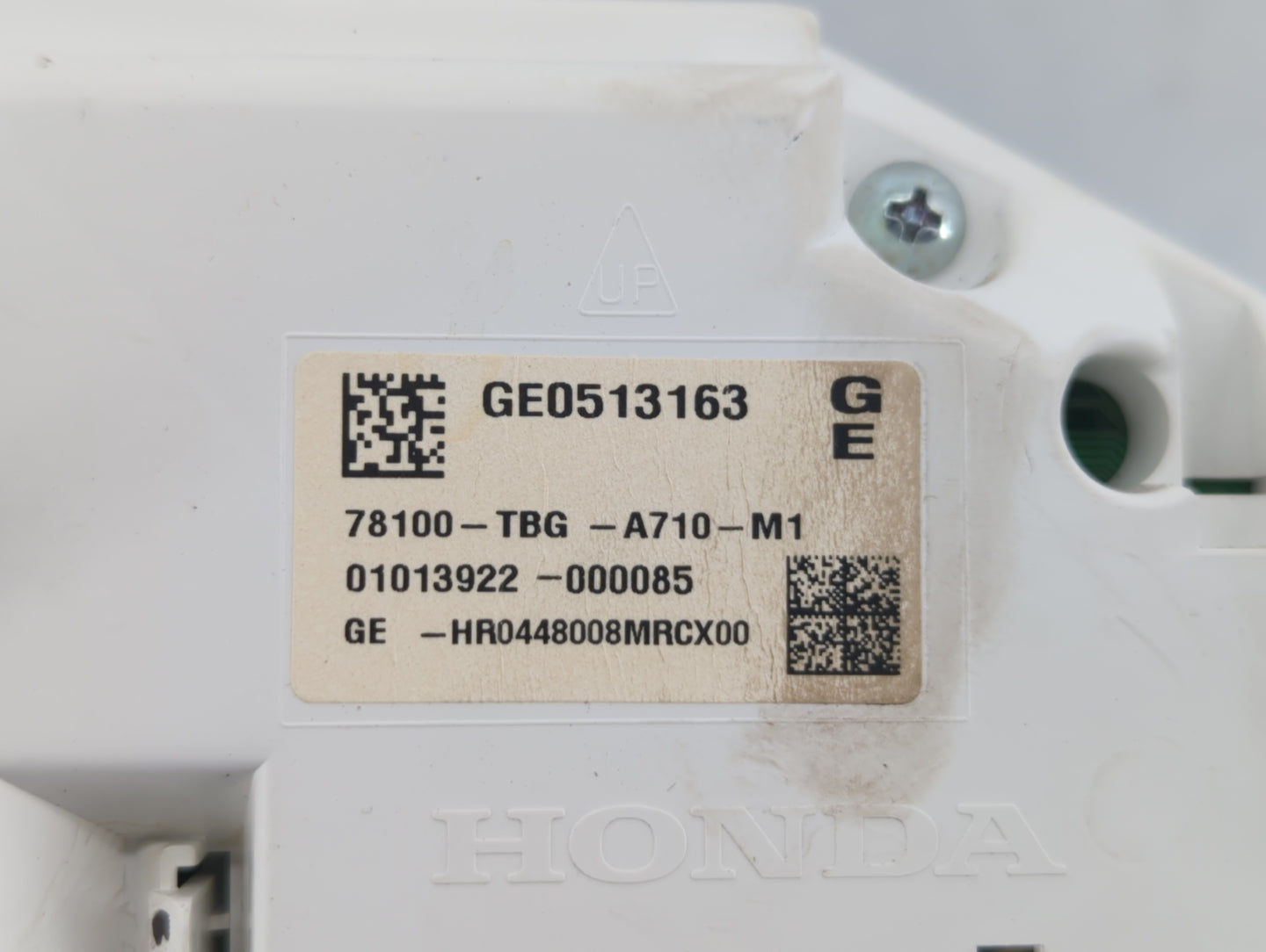 2016-2018 Honda Civic Instrument Cluster Speedometer Gauges P/N:78100-TBG-A710-M1 Fits Fits 2016 2018 OEM Used Auto Parts - 