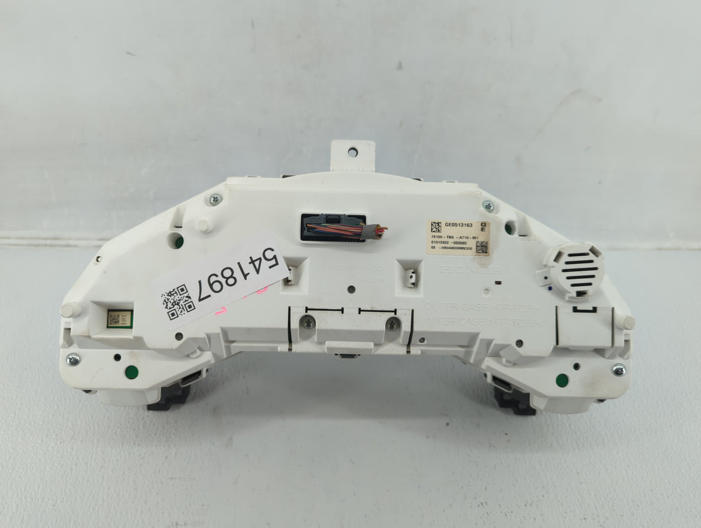 2016-2018 Honda Civic Instrument Cluster Speedometer Gauges P/N:78100-TBG-A710-M1 Fits Fits 2016 2018 OEM Used Auto Parts - 