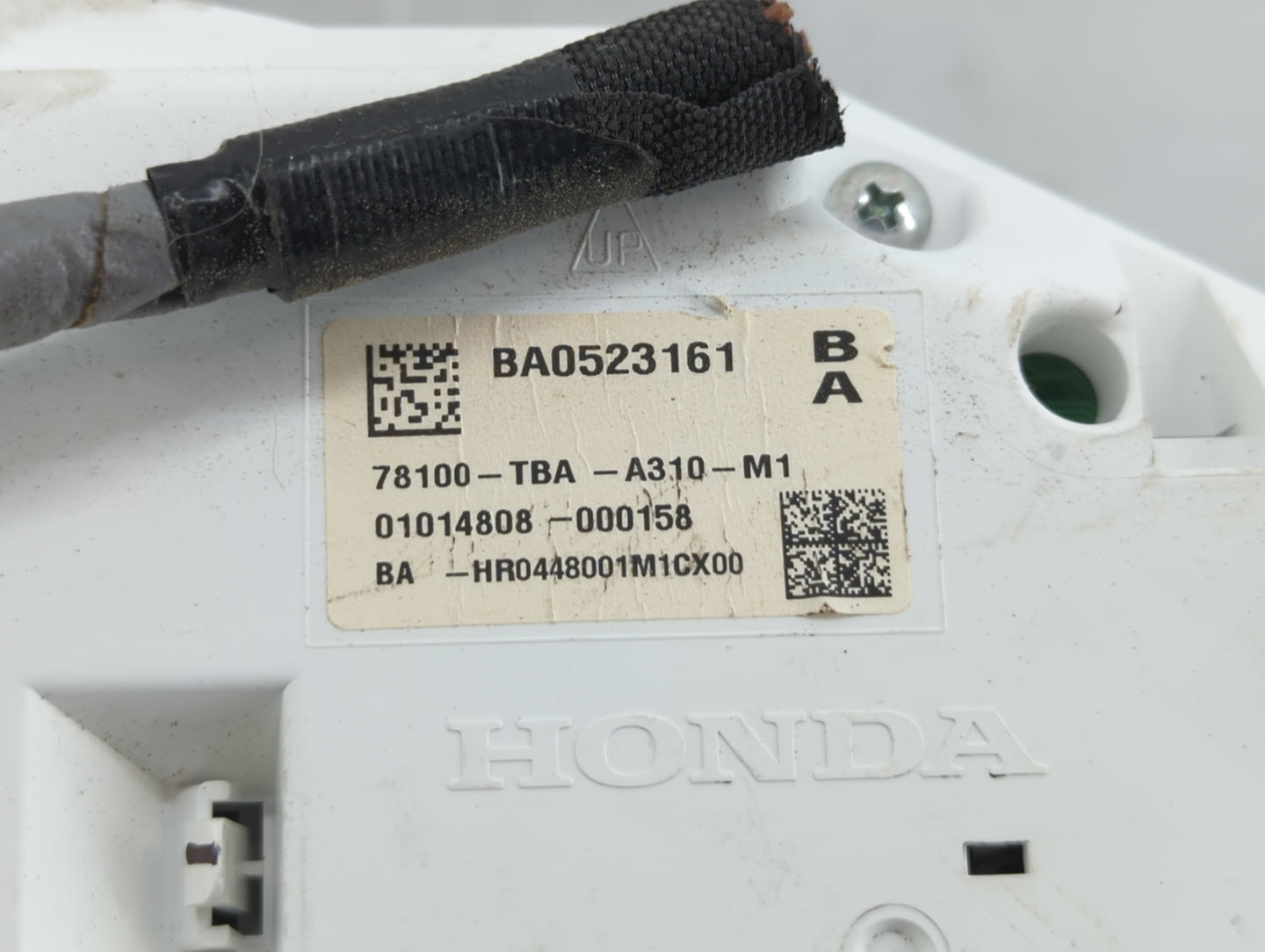2016-2017 Honda Civic Instrument Cluster Speedometer Gauges P/N:BA0523161 78100-TBA-A310-M1 Fits Fits 2016 2017 OEM Used Aut