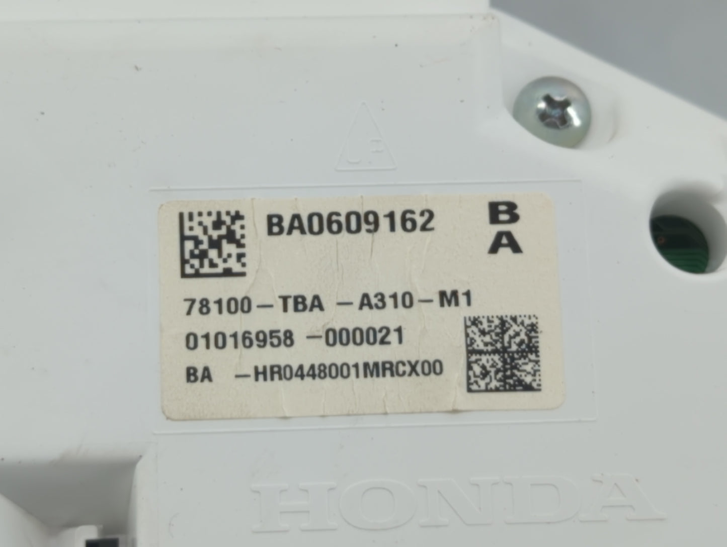 2016-2018 Honda Civic Instrument Cluster Speedometer Gauges P/N:BA0609162 78100-TBA-A310-M1 Fits Fits 2016 2017 2018 OEM Use