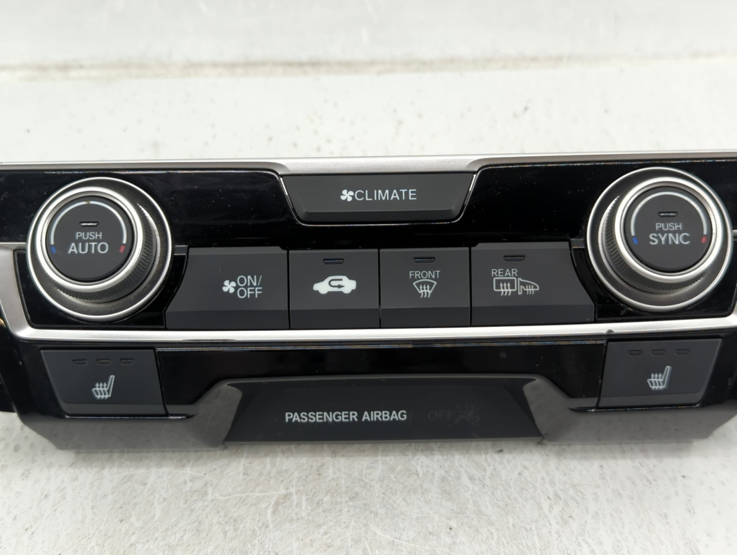 2016-2018 Honda Civic Climate Control Module Temperature AC/Heater Replacement P/N:79600TBAA611M1 Fits Fits 2016 2017 2018 O