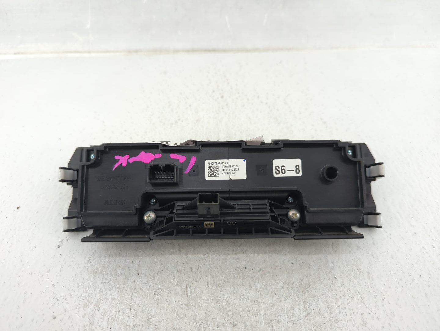 2016-2018 Honda Civic Climate Control Module Temperature AC/Heater Replacement P/N:79600TBAA611M1 Fits Fits 2016 2017 2018 O
