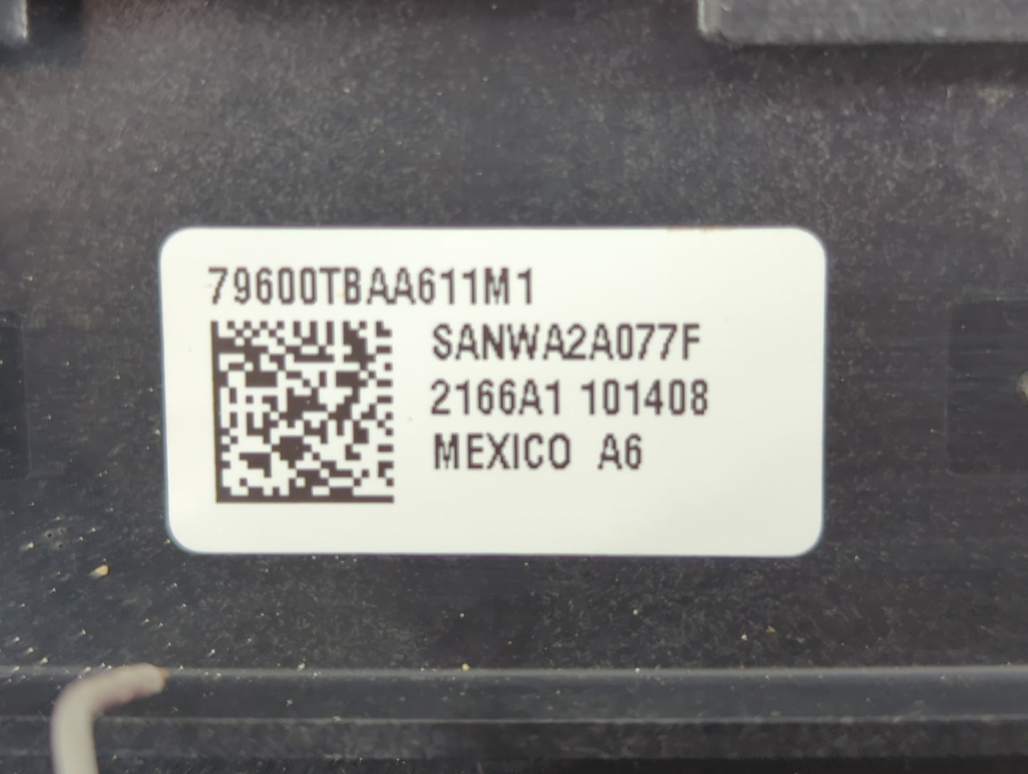 2016-2018 Honda Civic Climate Control Module Temperature AC/Heater Replacement P/N:79600TBAA611M1 Fits Fits 2016 2017 2018 O