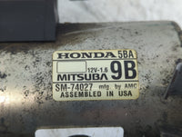 2016-2021 Honda Civic Car Starter Motor Solenoid OEM P/N:SM-74027 Fits Fits 2016 2017 2018 2019 2020 2021 OEM Used Auto Part
