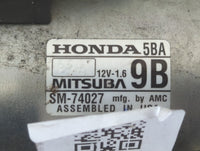 2016-2021 Honda Civic Car Starter Motor Solenoid OEM P/N:SM-74027 Fits Fits 2016 2017 2018 2019 2020 2021 OEM Used Auto Part
