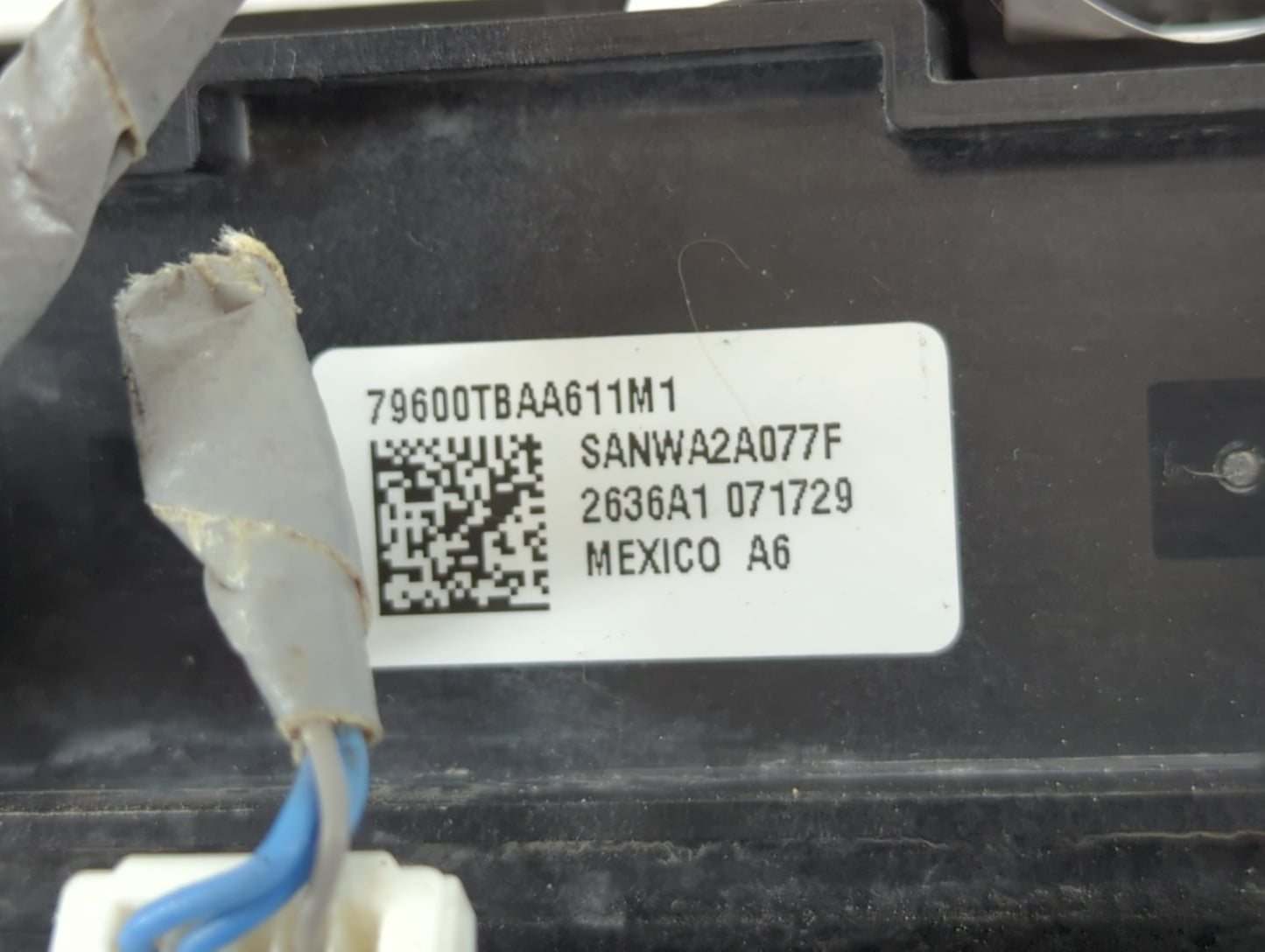 2016-2018 Honda Civic Climate Control Module Temperature AC/Heater Replacement P/N:79600TBAA611M1 2296A2 011648 Fits OEM Use
